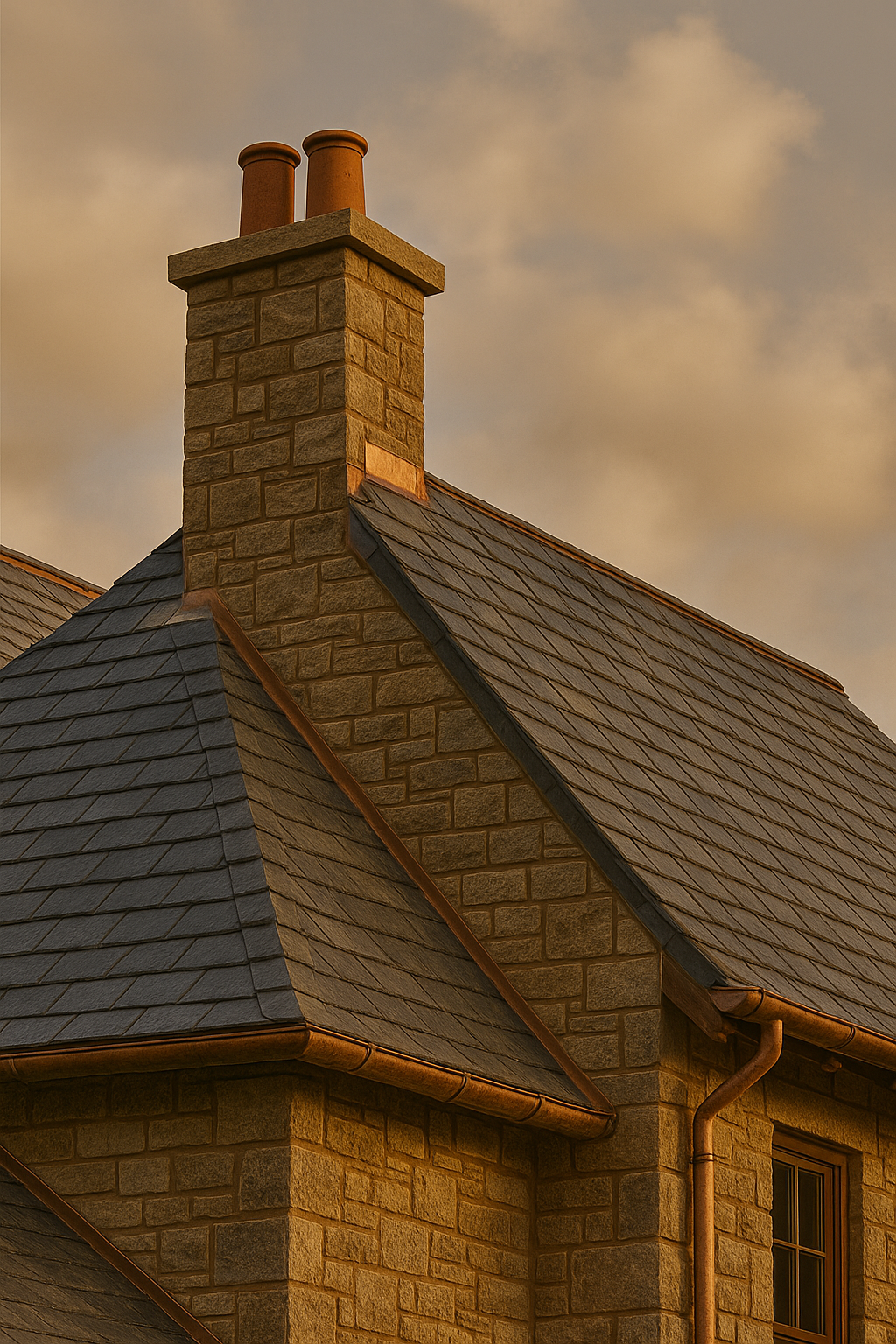 Copper and slate valley